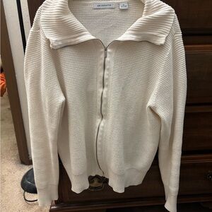 Liz Claiborne Women's Off-White Cardigan